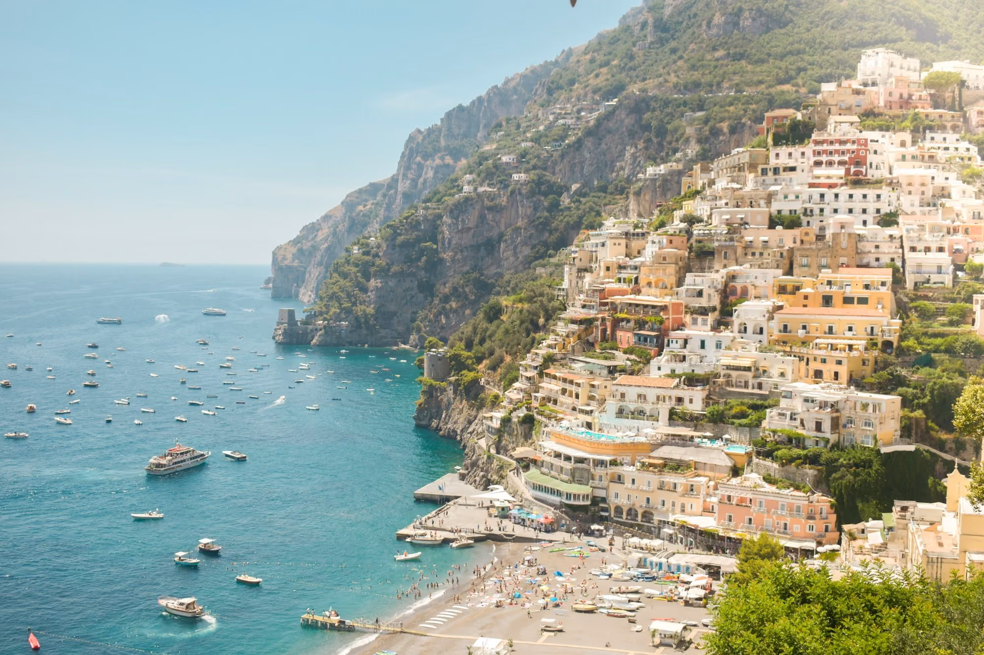 Near Il San Pietro di Positano: village near the ocean