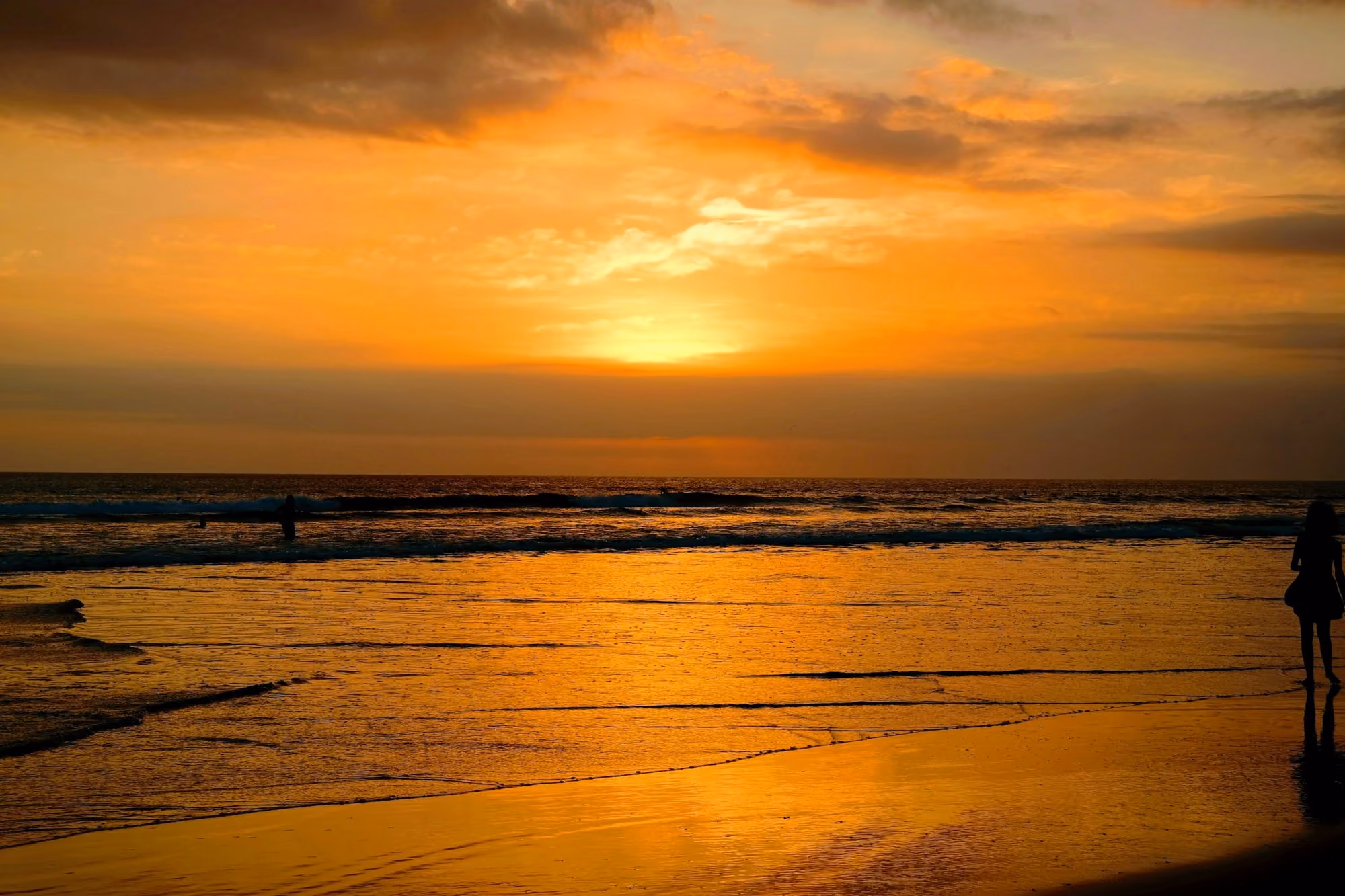 Near The Legian Seminyak: body of water during sunset