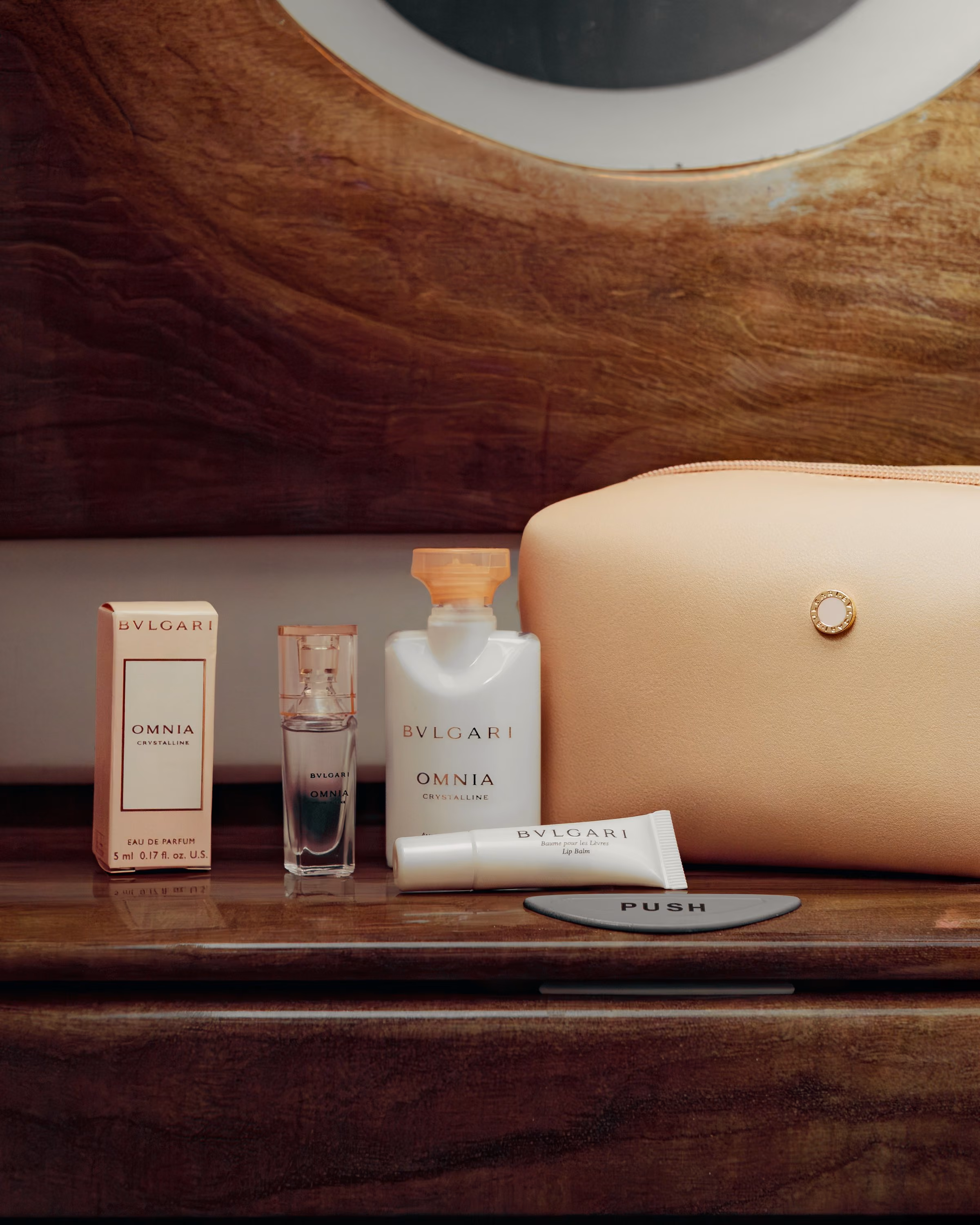The Bulgari kit for women, from Emirates business class