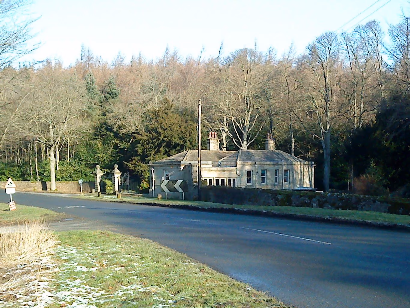 The gate lodge at Grantley Hall