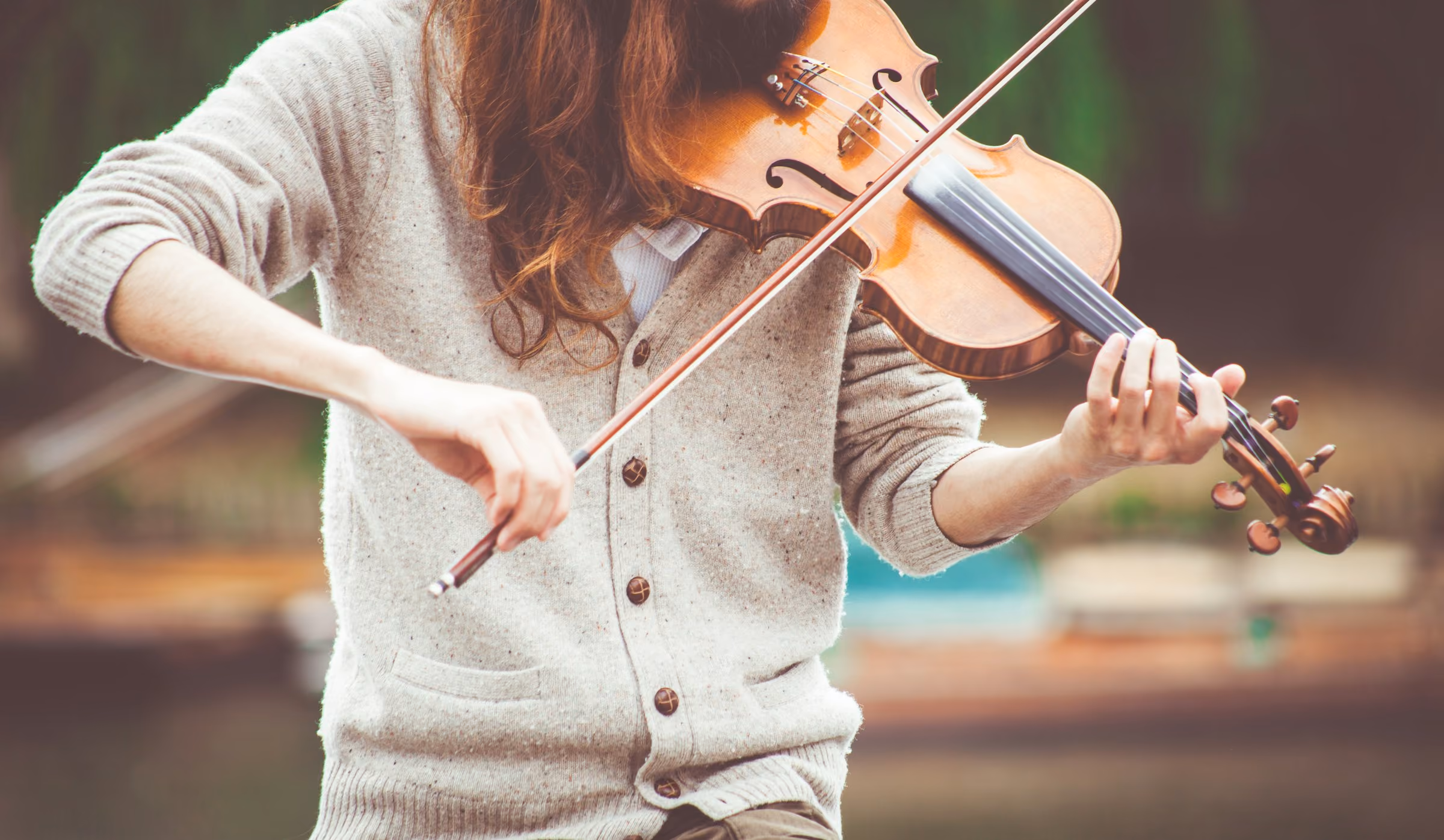 A fiddle being played