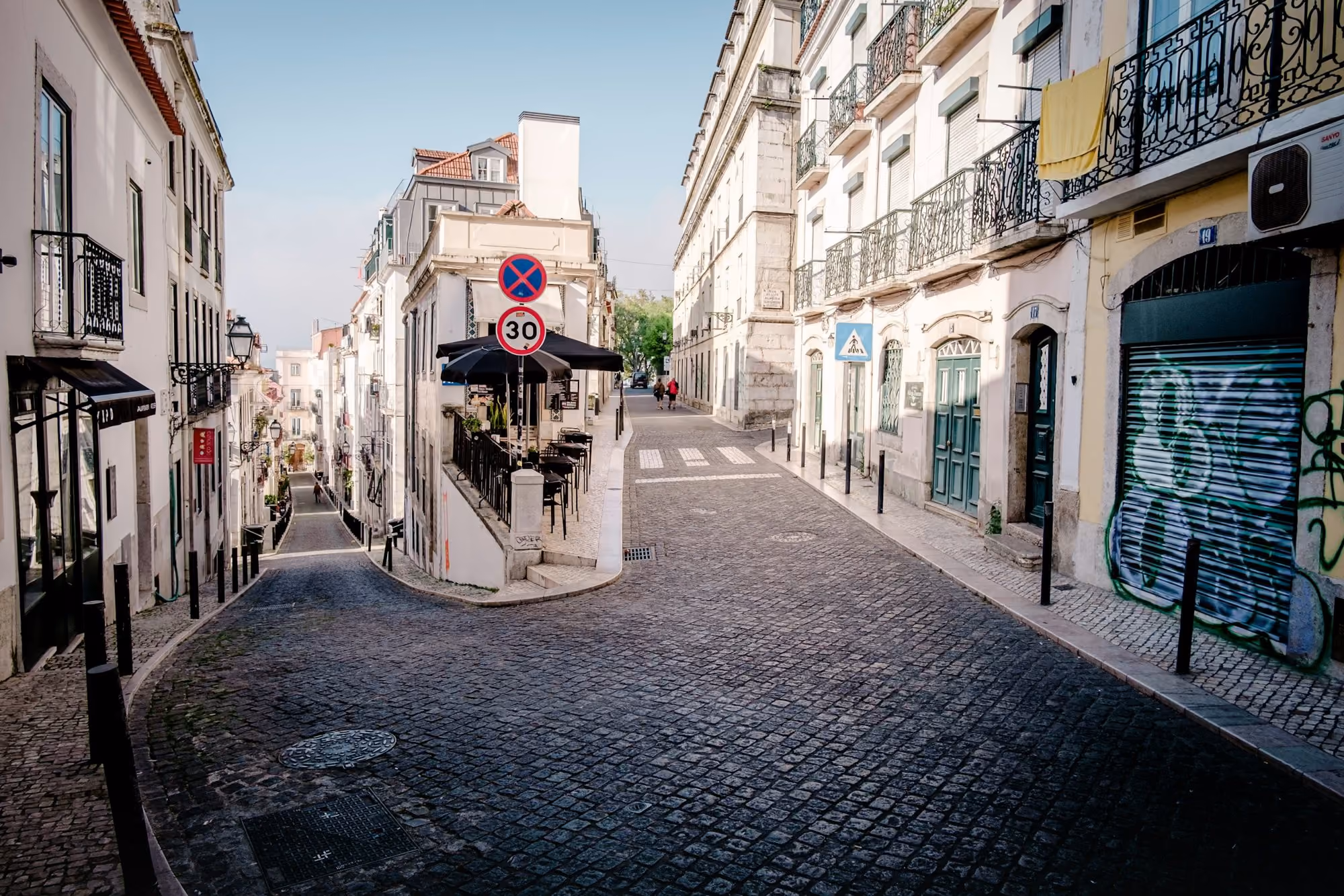 Near Bairro Alto Hotel: a street with buildings on both sides