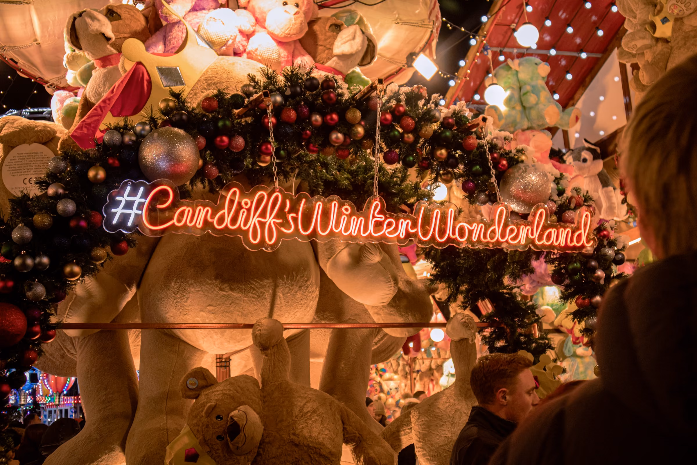 The Cardiff's Winter Wonderland sign