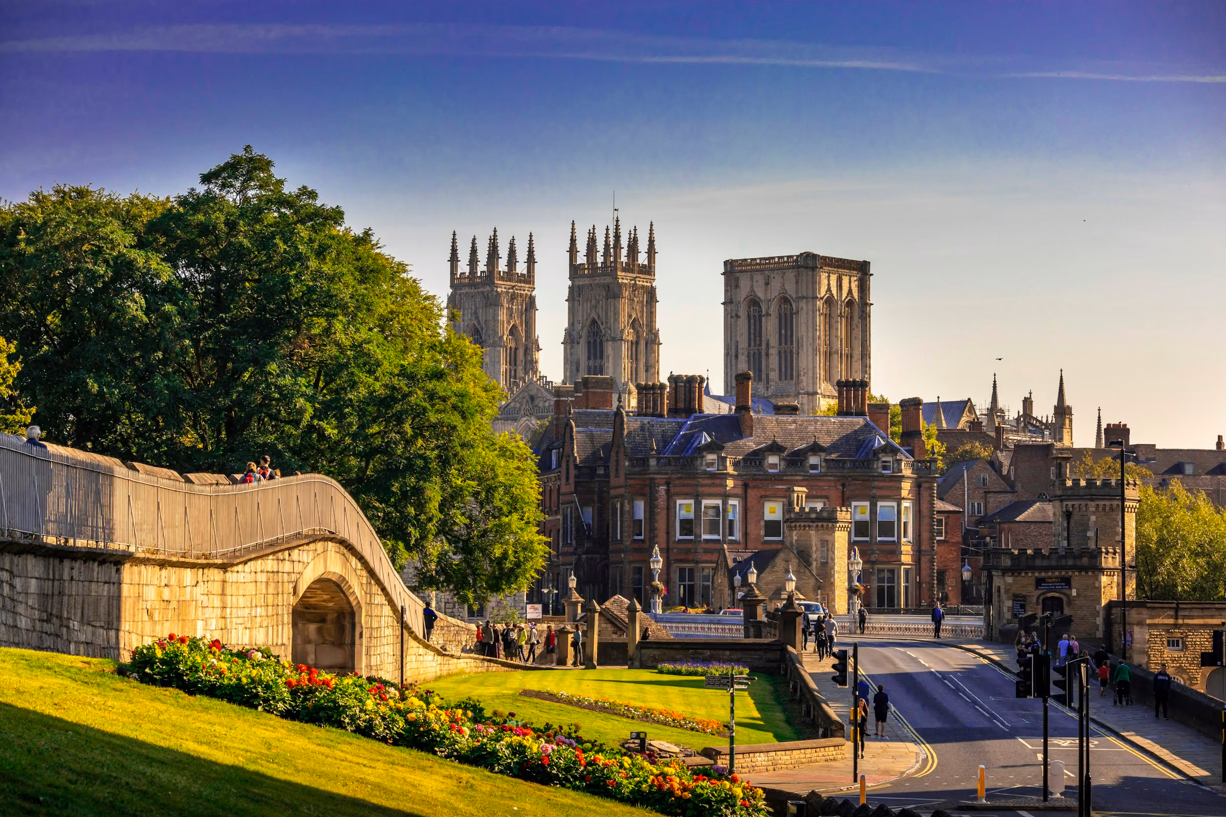 York Minster above the gardens